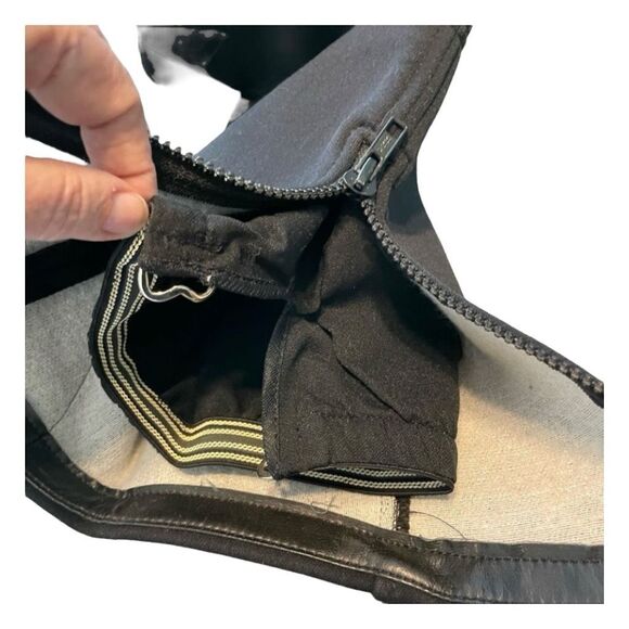 Vintage CB Sports Ski Snowboard Pants Black Wool Nylon Stretch Lycra Snow 12 - Picture 4 of 10